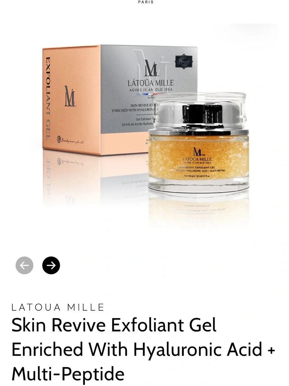 Latoua Mille Skin Revive Exfoliant Gel